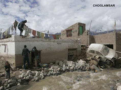 Leh Ladakh Flood Damages