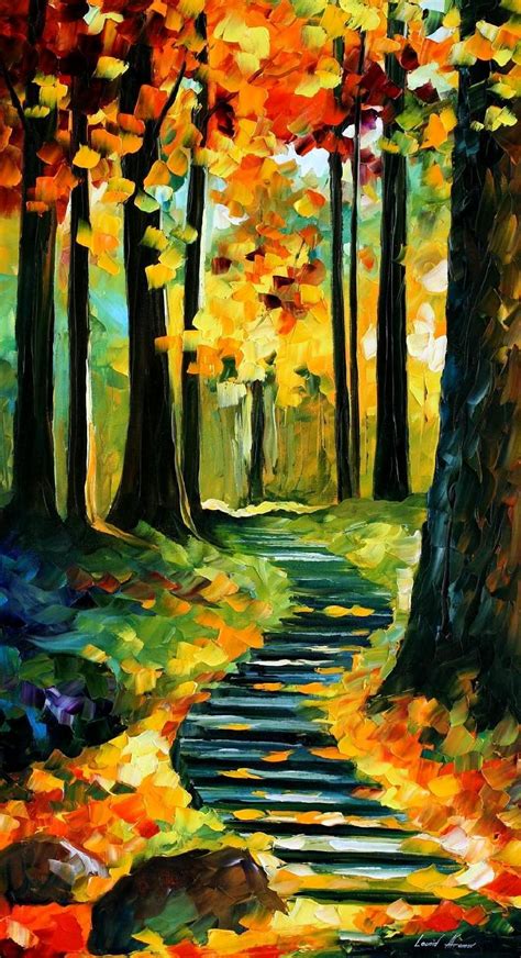 Original oil on canvas painting by Leonidafremov on deviantART | Landscape paintings, Canvas art ...