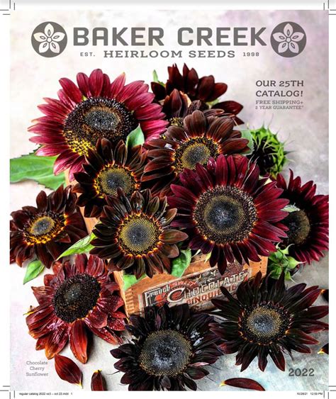 Request Your Free Baker Creek Heirloom Seeds Catalog