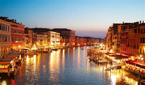 Grand Canal at night, Venice — Stock Photo © ventdusud #24885597