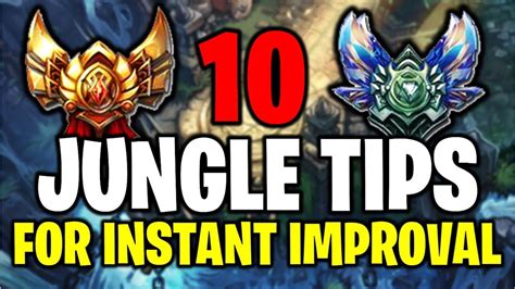 10 JUNGLE TIPS THAT WILL INSTANTLY MAKE YOU BETTER - League of Legends - YouTube