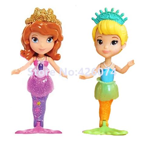 New Fashion Princess Sofia the First Oona Mermaid Mini Figures Dolls For Girls Kids Toys ...