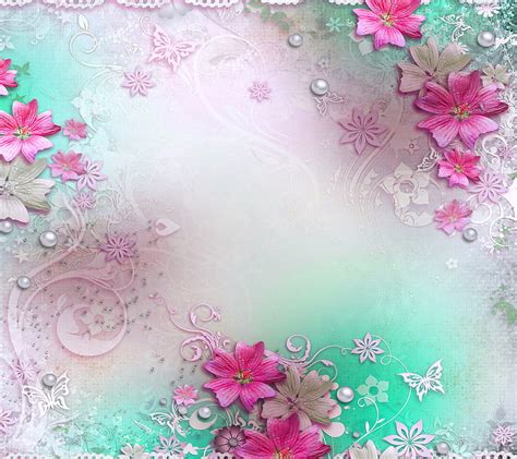 Floral Paper, flowers, paper background, HD wallpaper | Peakpx