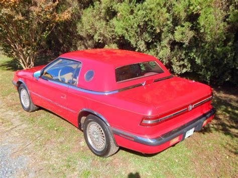 1989 Chrysler TC by Maserati - 2 seat sports convertible - Classic Chrysler Other 1989 for sale