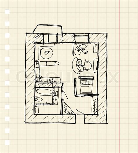 Apartment Sketch at PaintingValley.com | Explore collection of ...