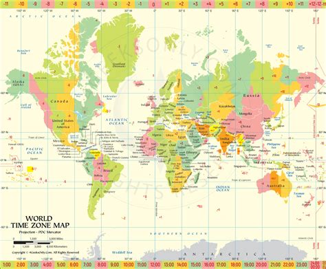 Prohibir Electropositivo parálisis world time zone map exposición ...