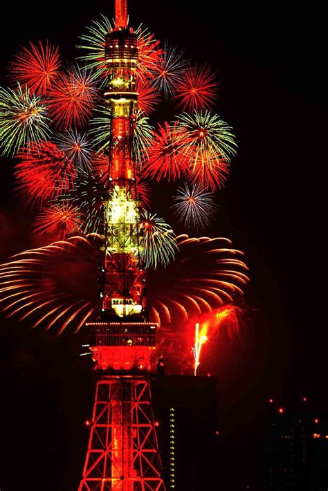 Tokyo tower fireworks 2 – Artofit