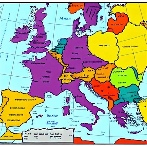 map of Europe if the Axis powers won World War II. | Stable Diffusion