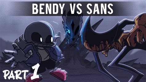 BENDY VS SANS (INDIE-CROSS/WHAT-IF) //(PART1) - YouTube