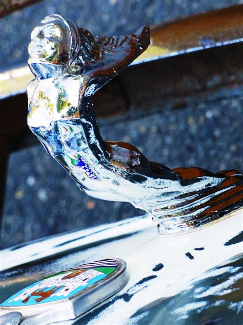 Flying Lady Hood Ornament Photograph by Pamela Patch