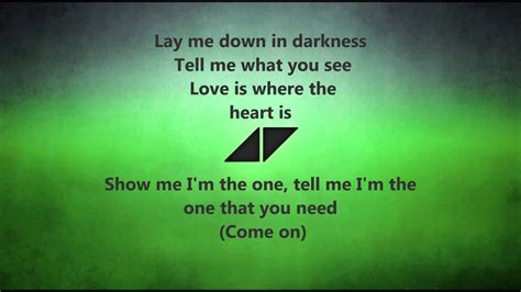 Avicii - Lay Me Down [Lyrics] - YouTube