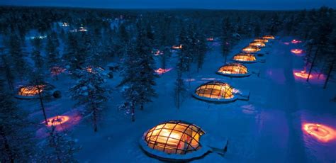 The World’s Coolest Ice Hotels - Page 4 of 8 - Family Traveller (USA) Glass Igloo Northern ...