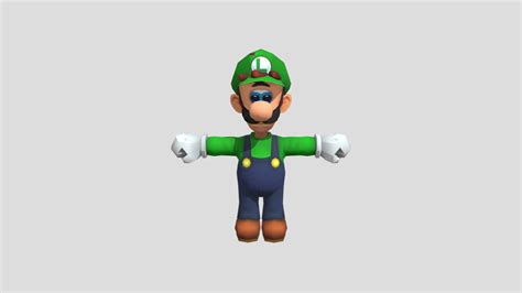 3DS - Super Mario 3D Land - Luigi - Download Free 3D model by DokigerElRojito [ed8c8c2] - Sketchfab