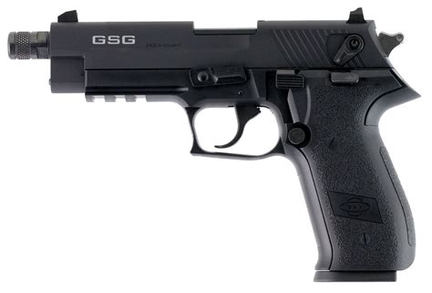 ATI GSG Firefly Black 22LR Pistol with Threaded Barrel - Black, GERG2210TFF