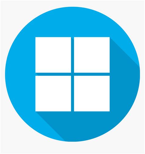 Microsoft Circle Icon, HD Png Download - kindpng