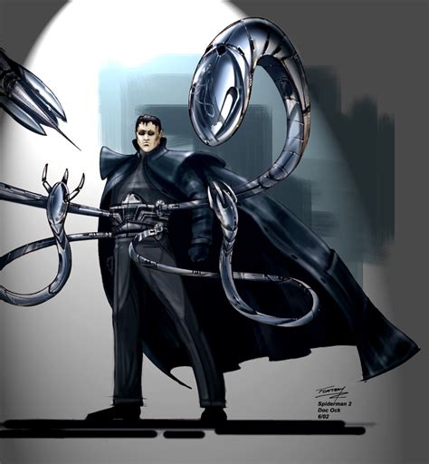 Doctor Octopus Concept Art from Sam Raimi's SPIDER-MAN 2 — GeekTyrant