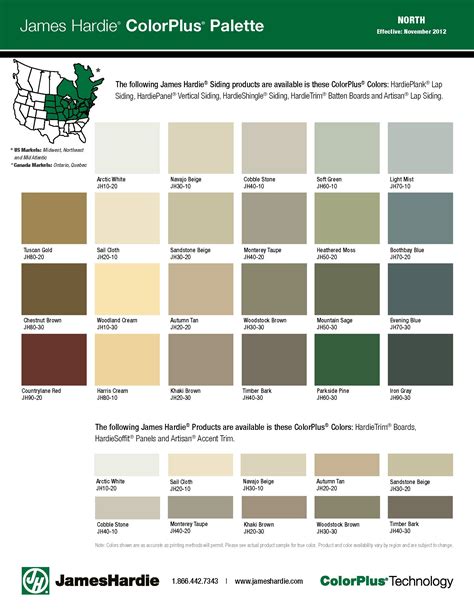 Hardie Color Palette | Hardie board siding colors, Hardie siding, James hardie siding colors