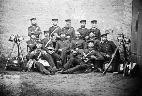 Prussian soldiers 1866 [3443x2331] : HistoryPorn