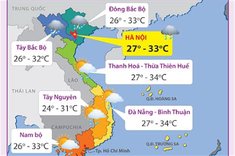 Khí hậu 4 mùa ở Việt Nam tại các vùng miền như thế nào?