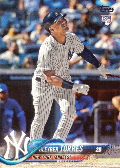 Amazon.com: 2018 Topps Baseball #699 Gleyber Torres Rookie Card - His ...