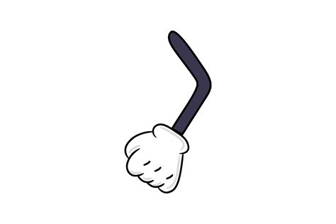 Comical Hands. Funny Cartoon Arms in Glo Graphic by pch.vector · Creative Fabrica