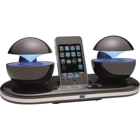 SPEAKAL ICRYSTAL DOCKING STATION SPEAKERS FOR IPOD IPHONE 4 WITH TOUCH ...