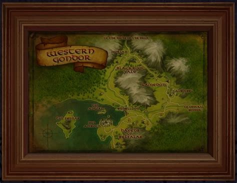 Item:Large Map of Western Gondor - Lotro-Wiki.com