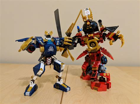 Samurai X Mechs 9448 & 70642 : r/lego