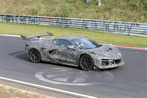 C8 Corvette ZR1 spied charging 'round the 'Ring with mega wing - Hagerty Media