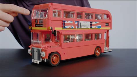 LEGO Designer Shows Off London Double Decker Bus 10258 - YouTube