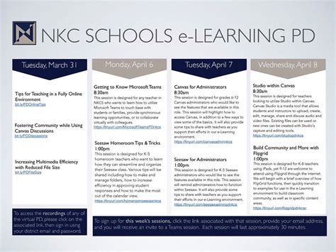 NKC Schools hosts eLearning training sessions for staff, parents ...