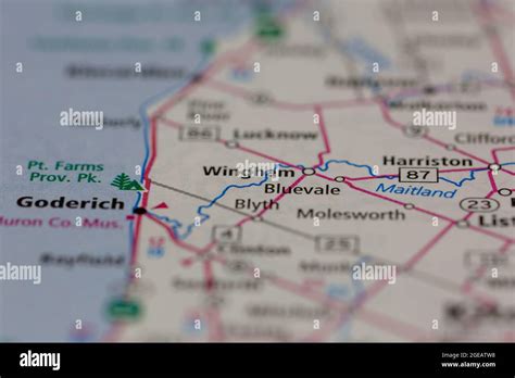 Wingham ontario map hi-res stock photography and images - Alamy