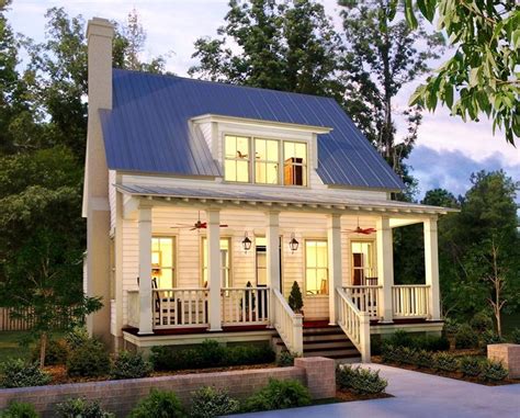 Low Country House Plans With Porches | Small farmhouse plans, Country ...