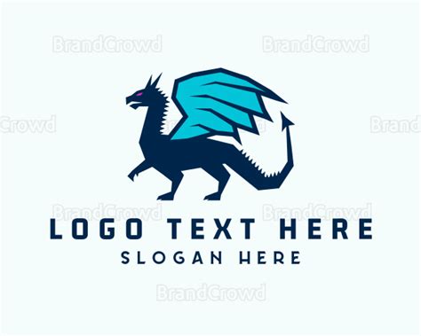 Medieval Mythical Dragon Logo | BrandCrowd Logo Maker