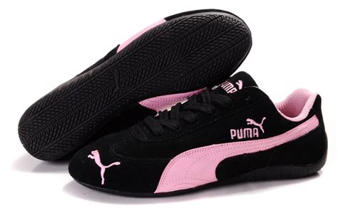 Women's Puma Speed Cat SD Shoes Black/Pink | Puma Speed Cat Leather | Women's Puma Sneakers