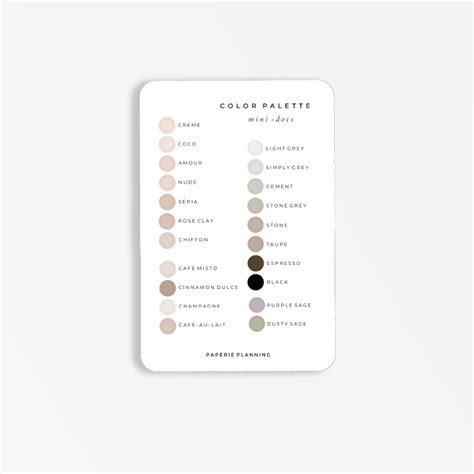 Color Palette – Paperie Planning