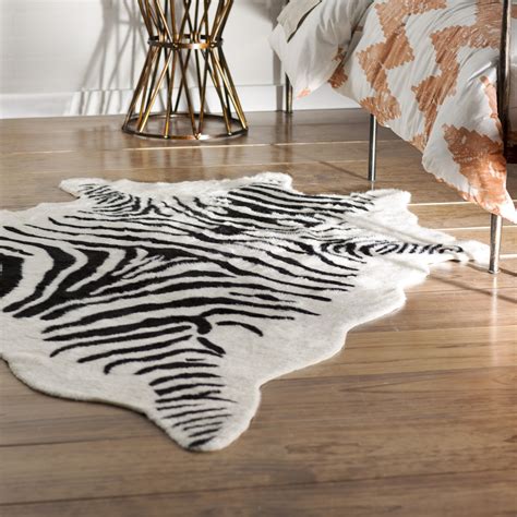 Lilianna Faux Cowhide Animal Print Rug | Faux cowhide, Faux cowhide ...