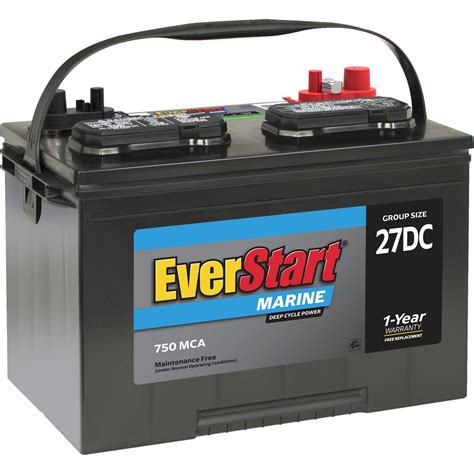 EverStart Lead Acid Marine RV Deep Cycle Battery, Group, 60% OFF