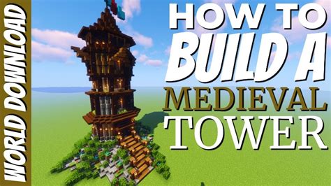 How to build a tower in Minecraft Survival: Minecraft Tower Tutorial ...