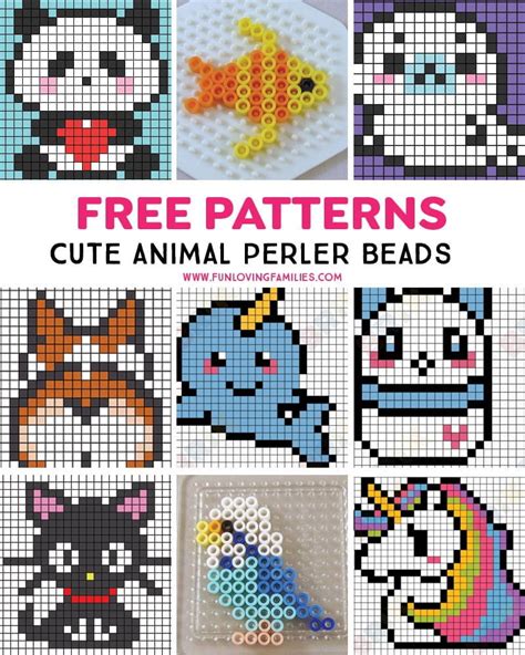 60+ Free Perler Bead Patterns and Craft Ideas - Fun Loving Families