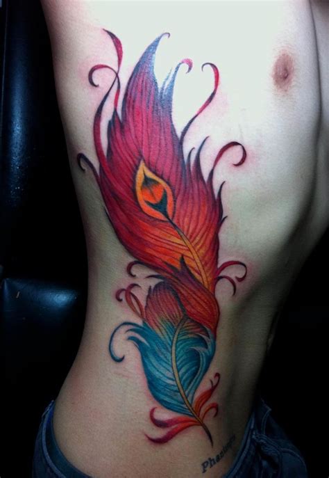 feather | Feather tattoos, Phoenix feather tattoos, Flame tattoos