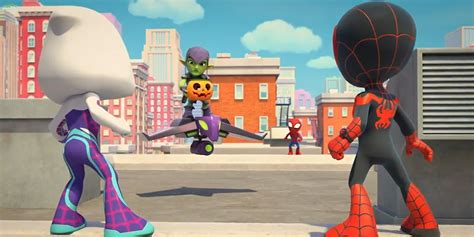 Spidey And His Amazing Friends Exclusive Clip Teases A Green Goblin Halloween