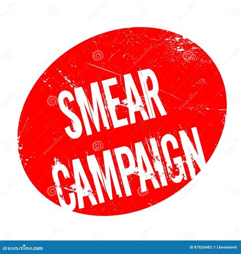 Smear Campaign Rubber Stamp Stock Vector - Illustration of persecuted, false: 87826482