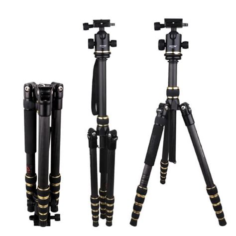 Zomei Z669c Tripod Review : Portable Carbon Fiber Tripod Monopod Kit