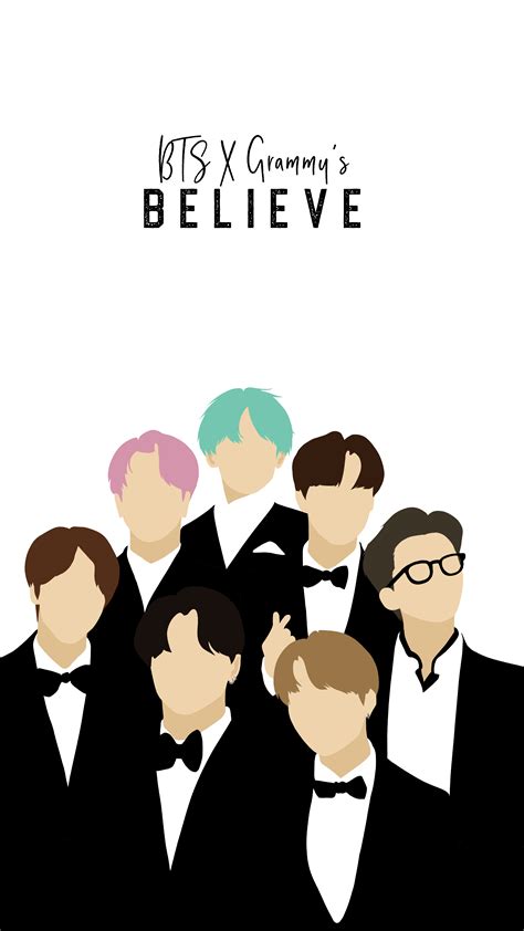 BTS X Grammy's BELIEVE fanart wallpaper/ lockscreen || pls don't reupload! enjoy yourseld ...