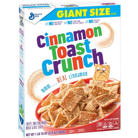 Cinnamon Toast Crunch Breakfast Cereal, 23.6 oz Box - Walmart.com