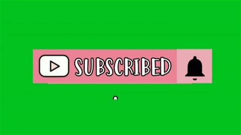 Aesthetic Pastel Pink Subscribe Button Png - Iurd Gifs