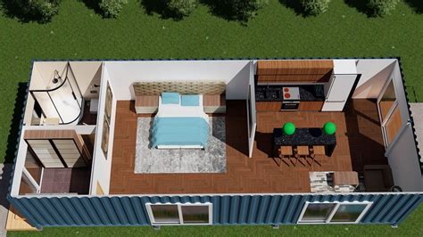 40 Ft Container House Floor Plans - floorplans.click