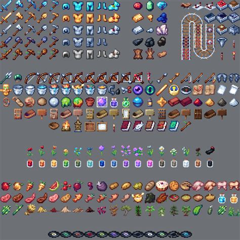 Created a bunch of Minecraft item sprites! : r/Minecraft