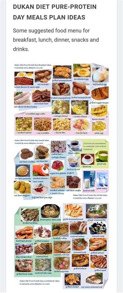 #dukan #attack #attack phase #dukan diet #meal plan #pp #pure protein | Dukan diet recipes ...